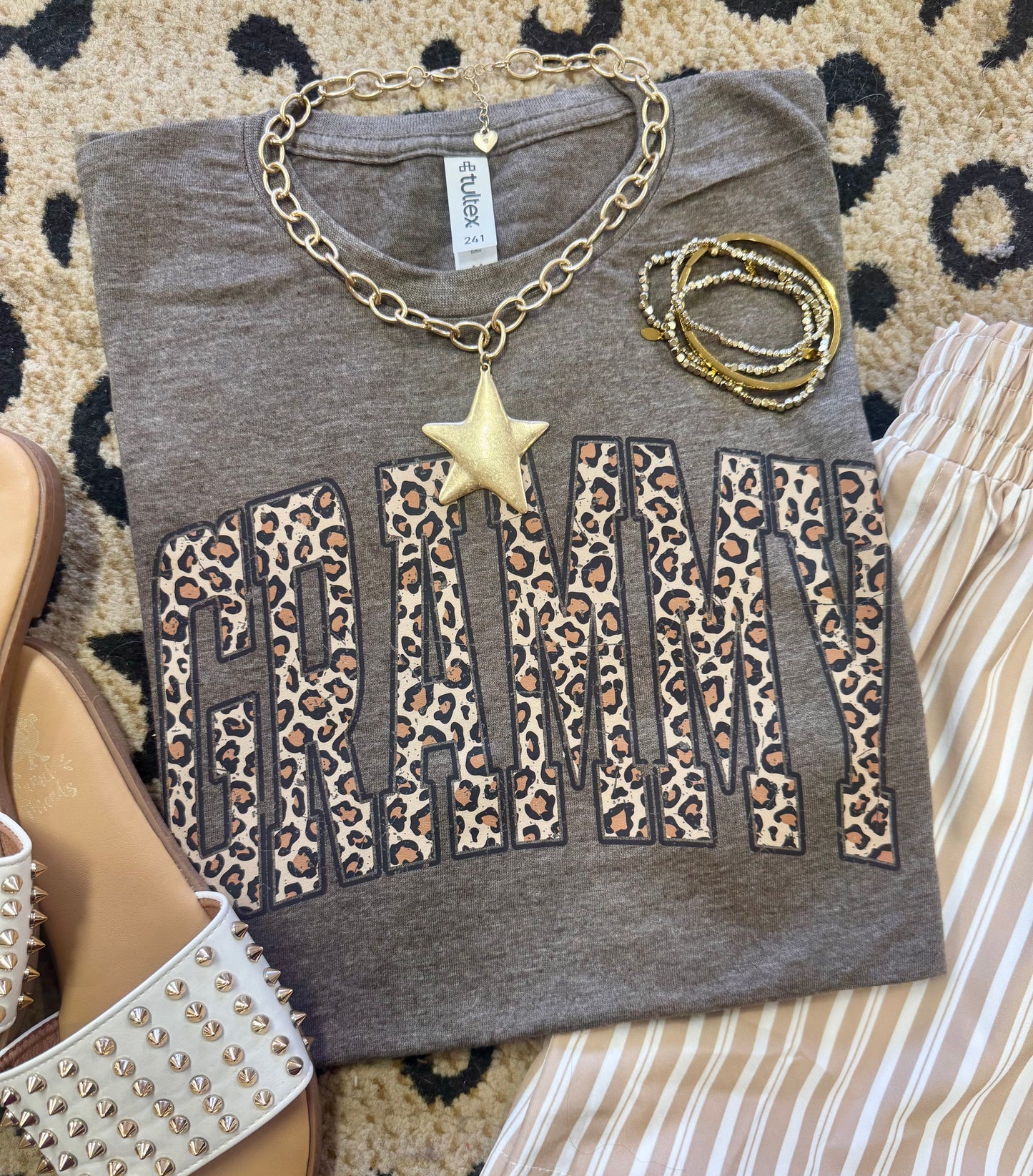 Grammy Leopard Tee