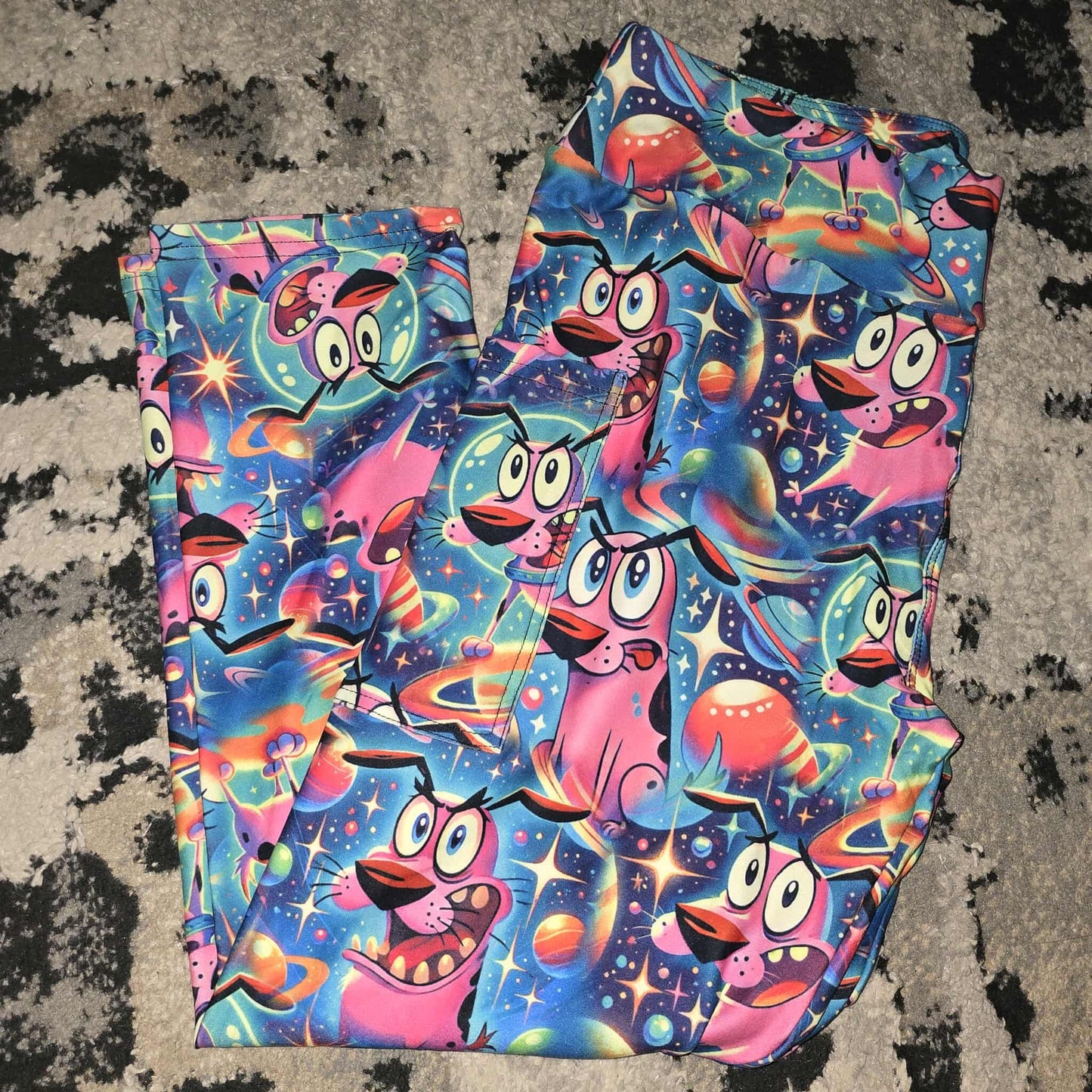 Courage in Space Capri's With Pockets - OS