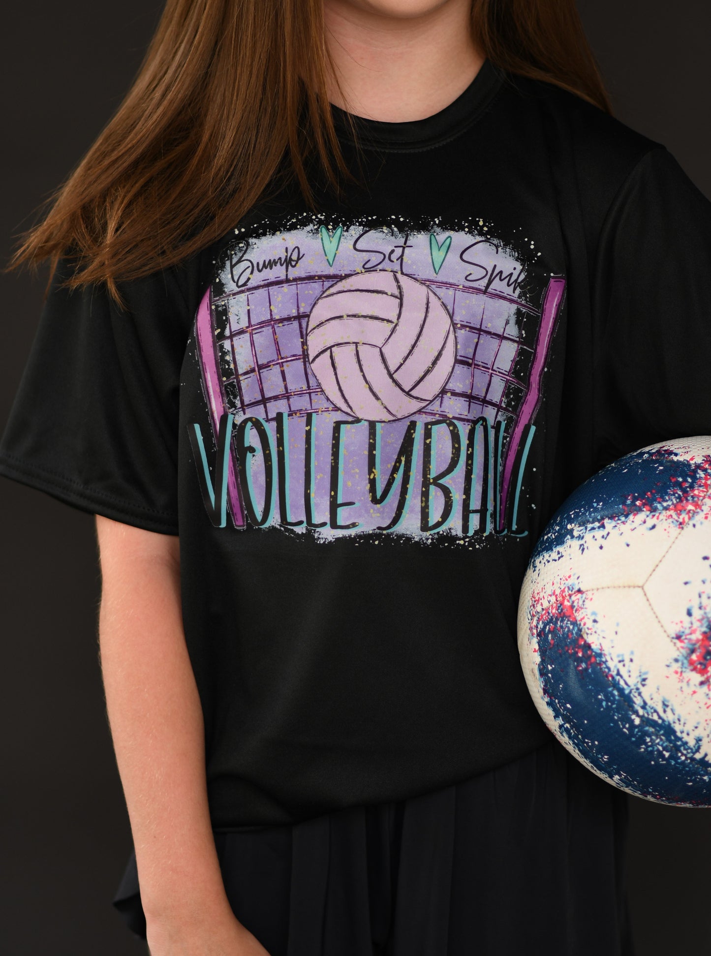 Bump Set Spike Volleyball Dri Fit Tee