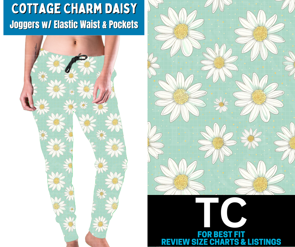 Cottage Charm Daisy Joggers