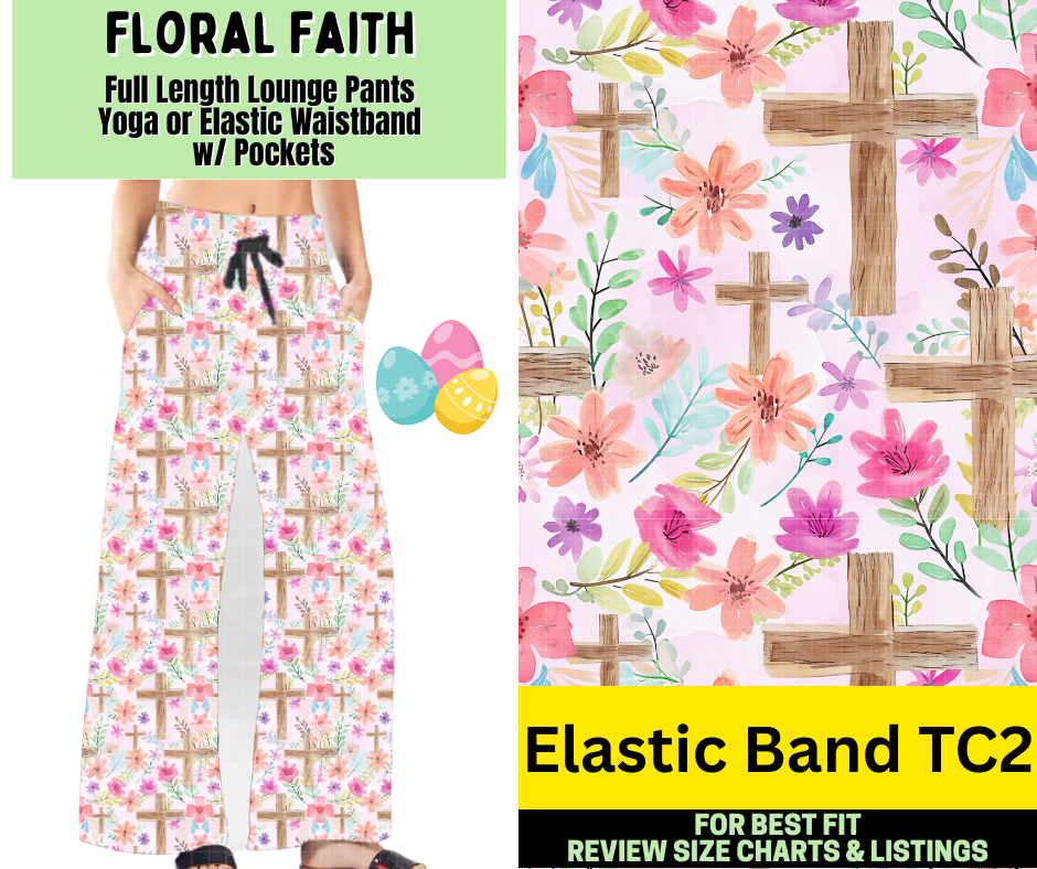 Floral Faith Full Length Lounge Pants