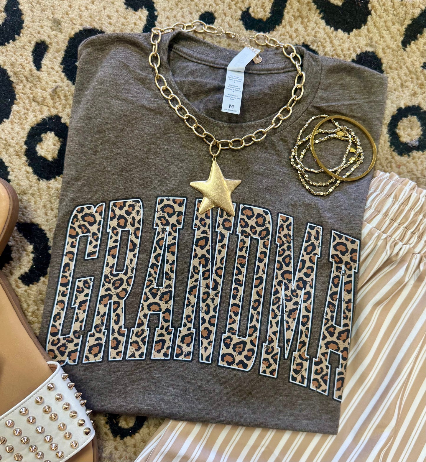 Grandma Leopard Tee