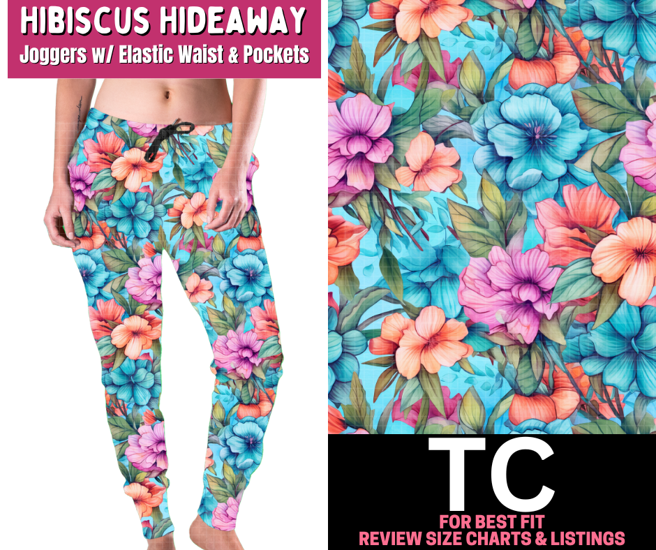 Hibiscus Hideaway Joggers