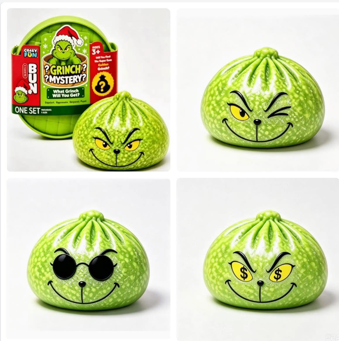 THE GREEN MAN SQUISHIES - ALL NEW AND READY TO SHIP!