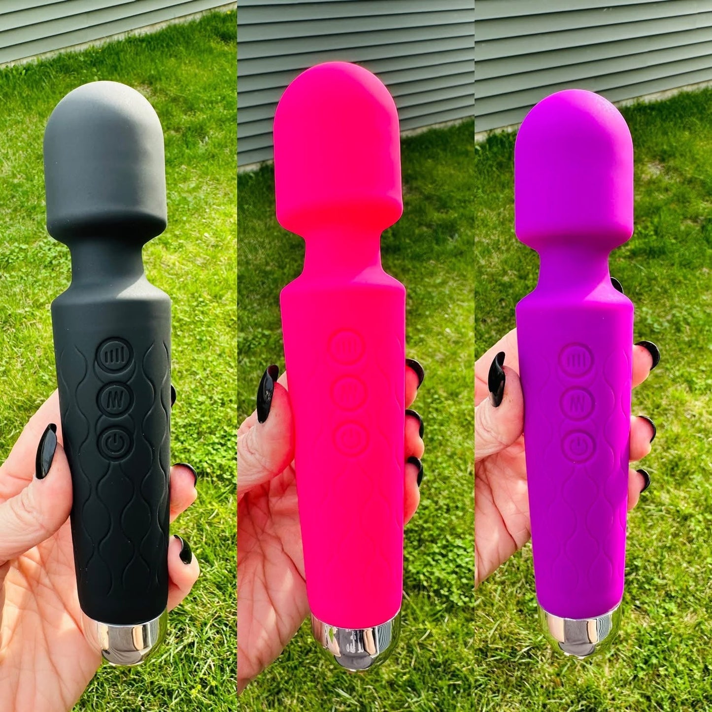 SILICONE WAND MASSAGER