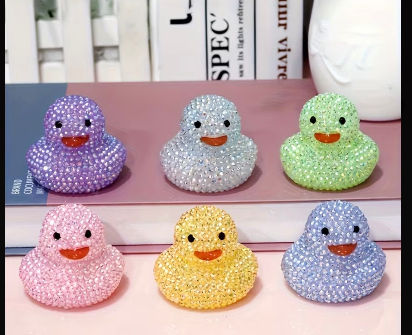 DUCK ORNAMENTS - DIAMOND ART DIY KIT - RANDOM COLORS