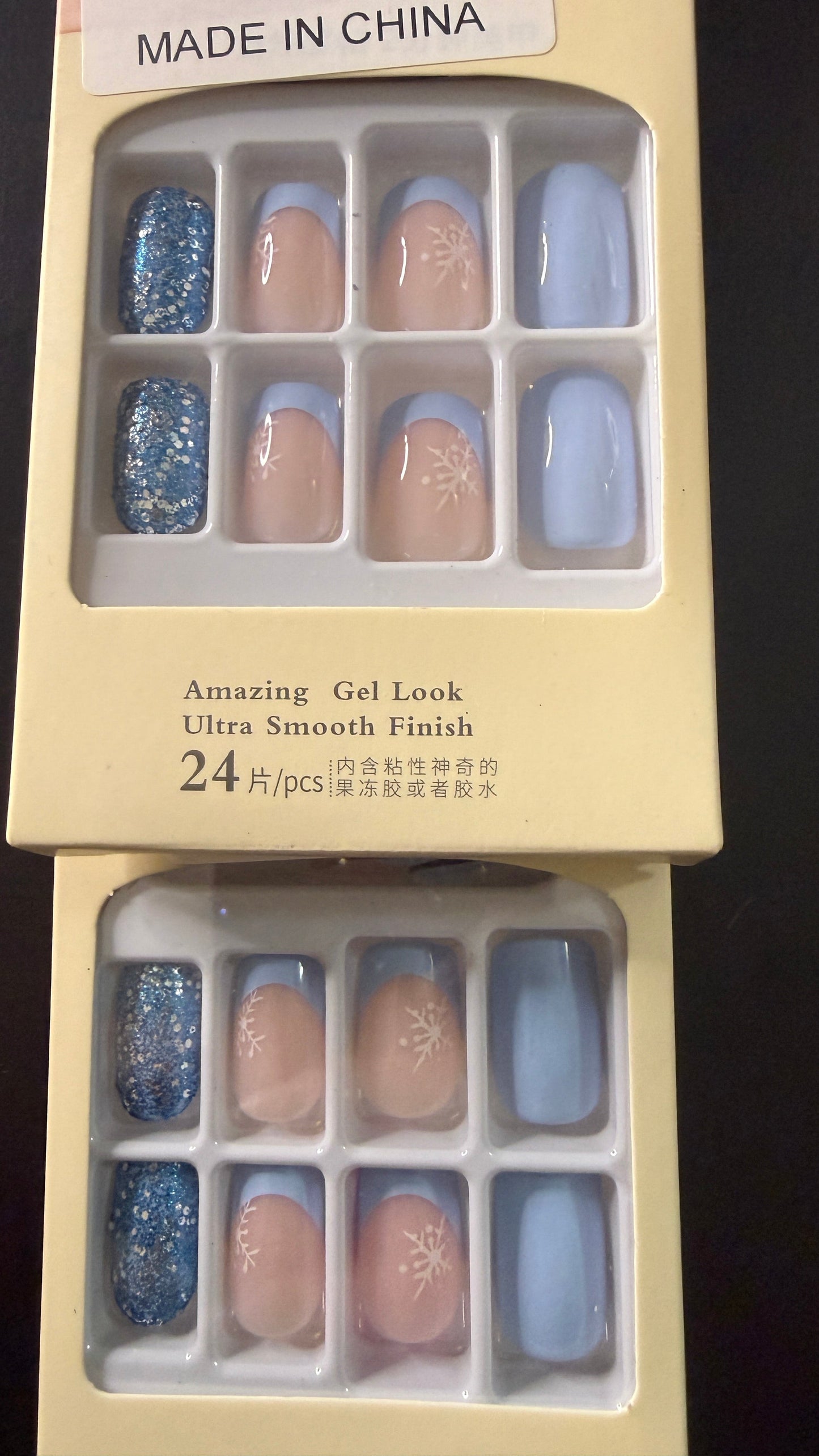 GEL NAILS - SET OF 24 - FINAL SALE
