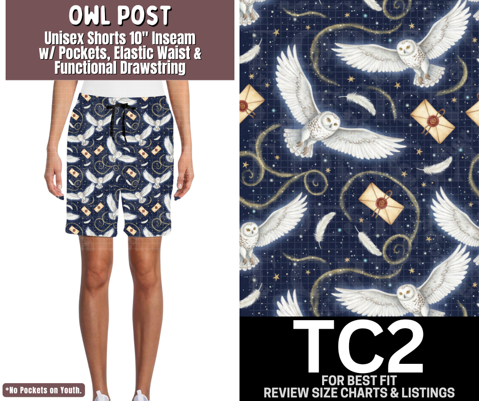 Owl Post Unisex Shorts