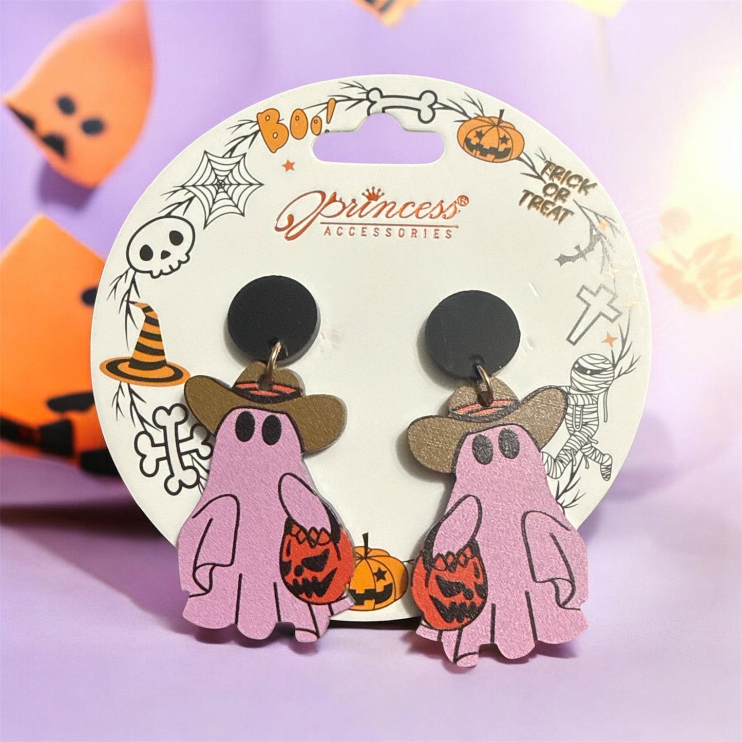 ACRYLIC HALLOWEEN EARRINGS - FUN AND SPOOKY
