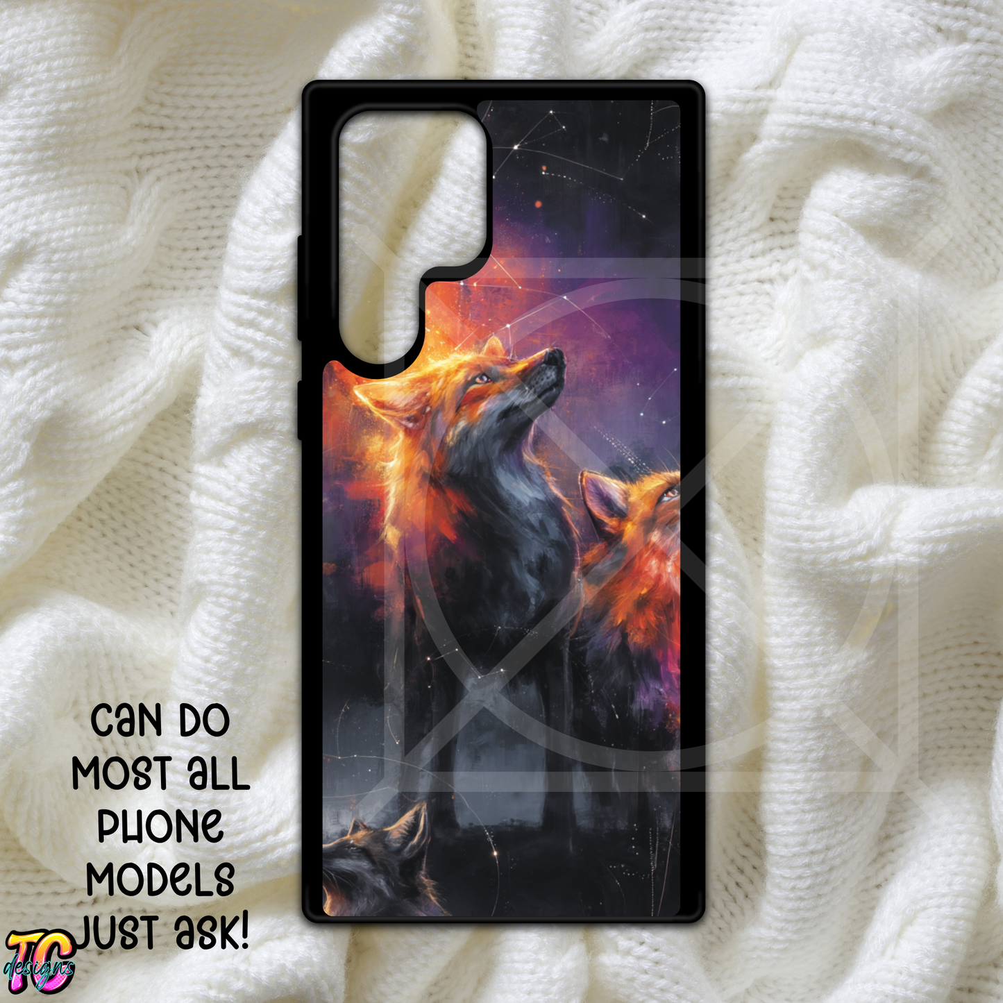 Fire Wolf Phone Case Choose Model