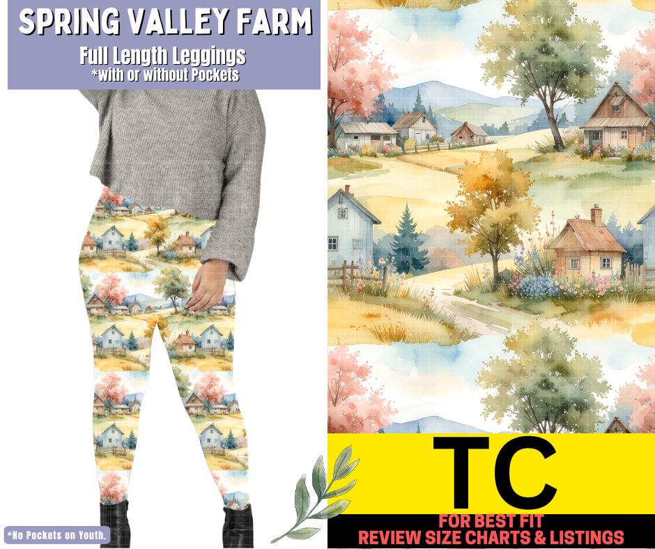 Desert Trail Ride Full Length Leggings w/ Pockets