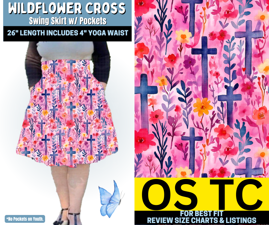 Wildflower Cross Swing Skirt