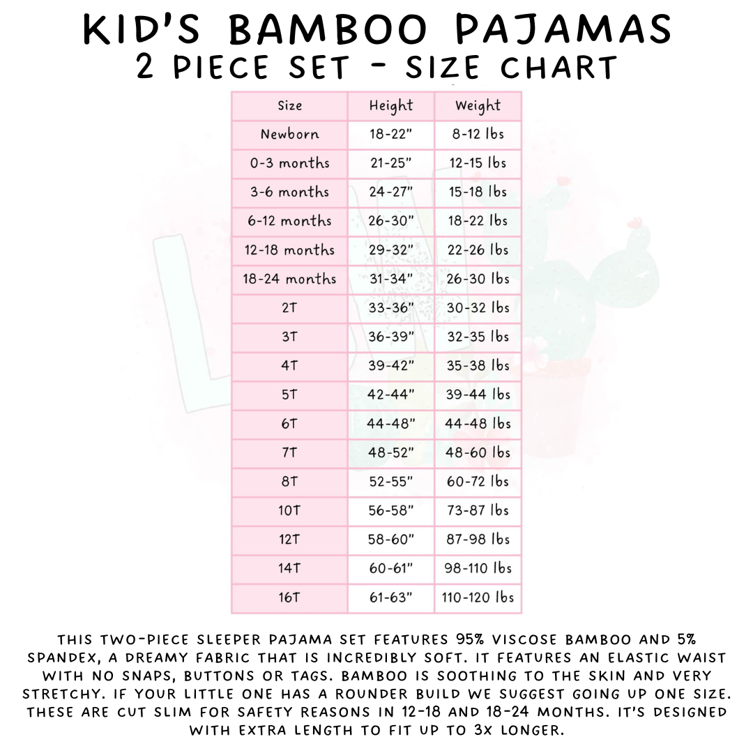 Ready to Ship - Pink Xmas Bamboo Short Set 4T & 5, Long Sleeper Set & 4T
