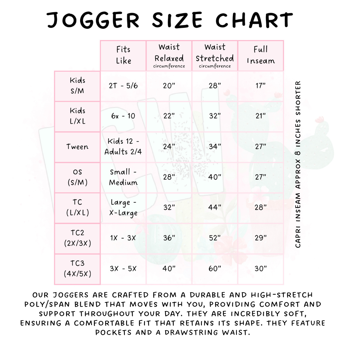 Ready To Ship - Boo Long Dog Capri Length Joggers - TC