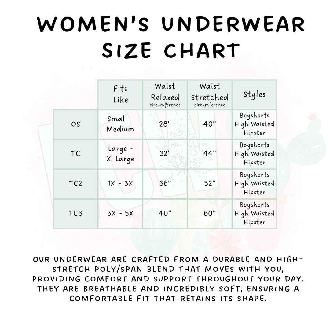 Ready To Ship - Hallo Merm Women's Underwear - Boy Short TC2