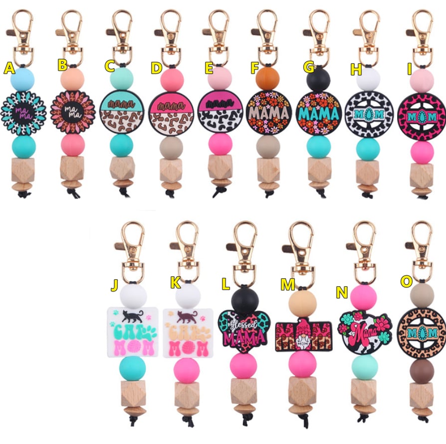 CUSTOM MOM KEYCHAINS - AMAZING QUALITY