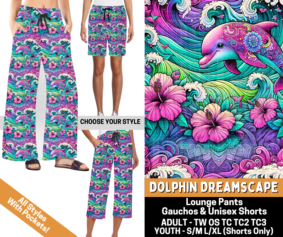 Preorder! Closes 6/1. ETA Sept. Dolphin Dreamscape Combo Lounge Lengths