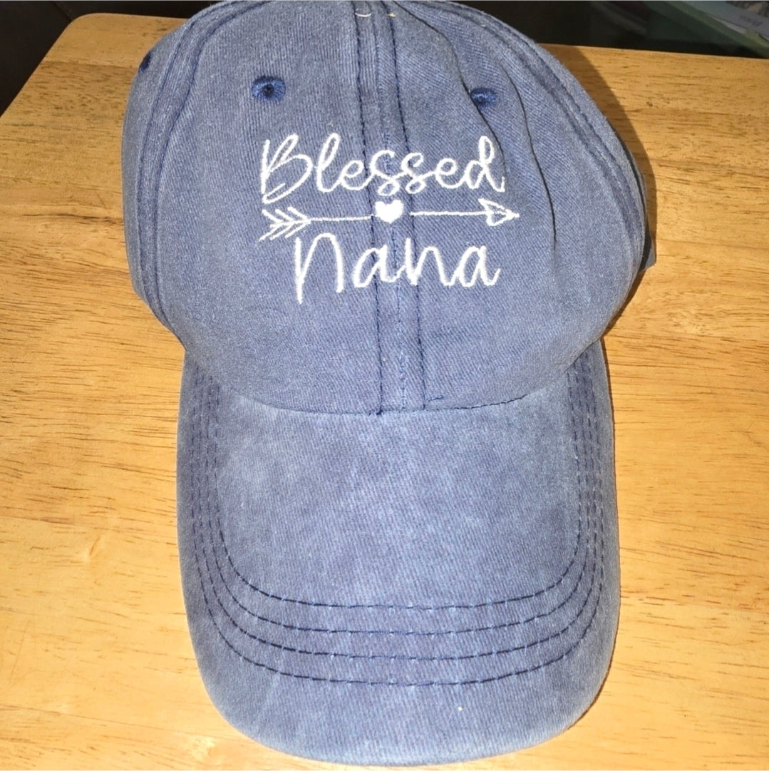 Blessed Nana Embroidered Hat - The InvenTORI Nook