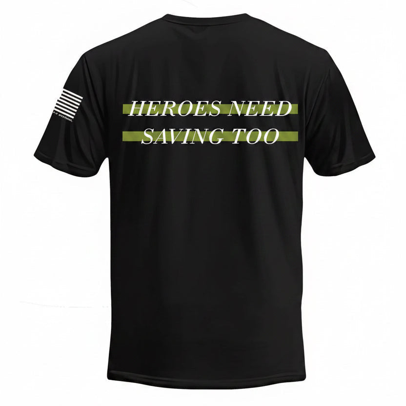 Stigma Breaking Unisex Tee- Green Line