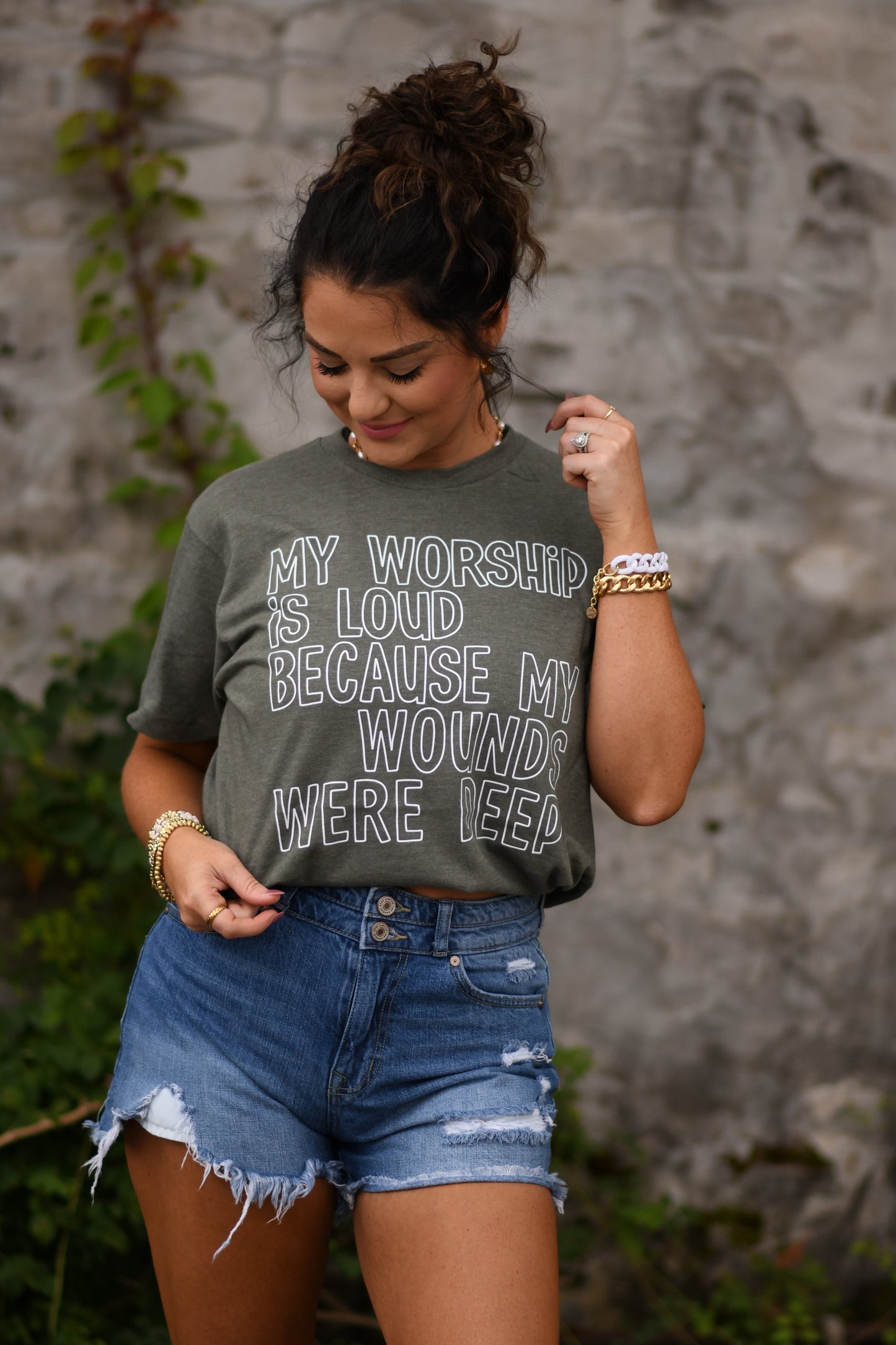 My Worship Is Loud Becuase My Wounds Were Deep Tee