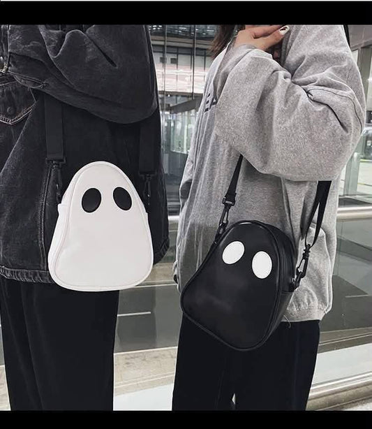 GHOST CROSSBODY HANDBAGS IN WHITE OR BLACK
