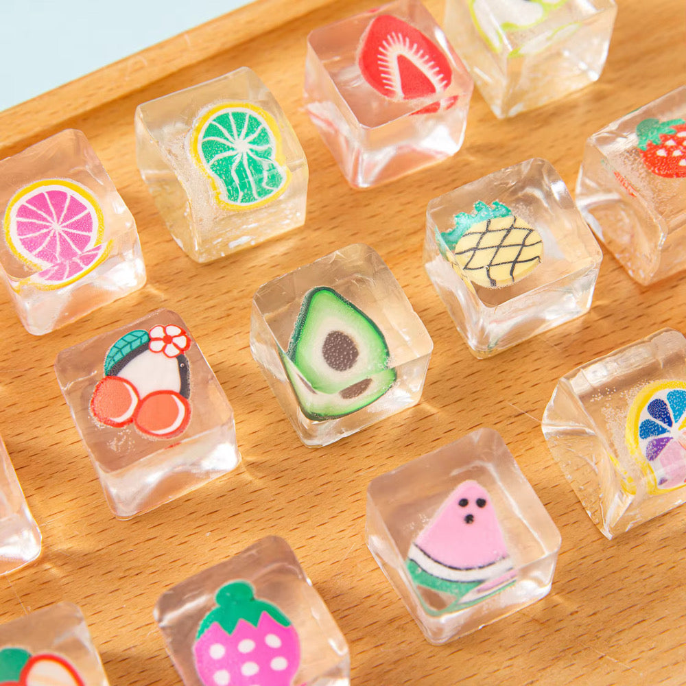 Mini Fruit Ice Cube Squishy *Pre Order* April 27-May 1 Shipment *Sent at Random*