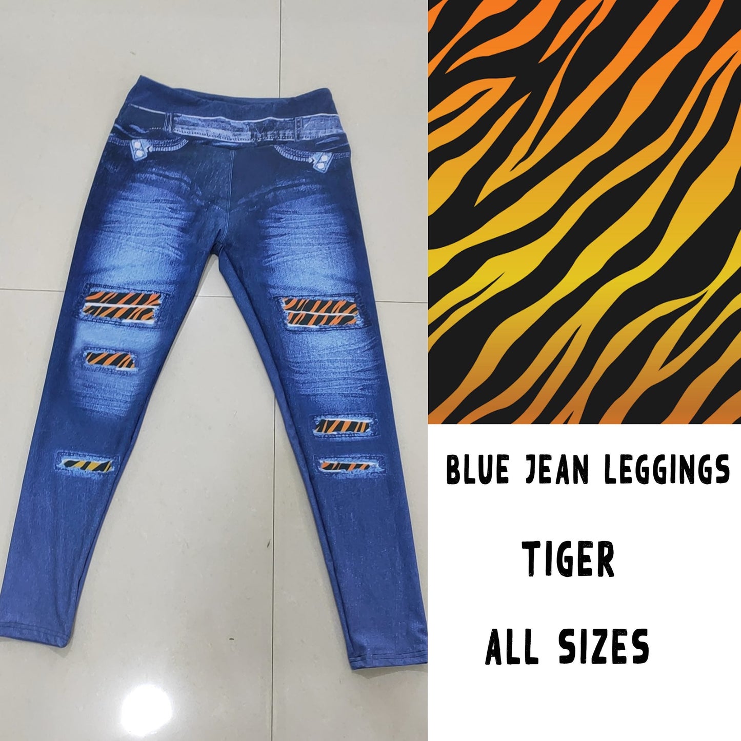 LEGGING JEAN RUN-TIGER (ACTIVE BACK POCKETS)