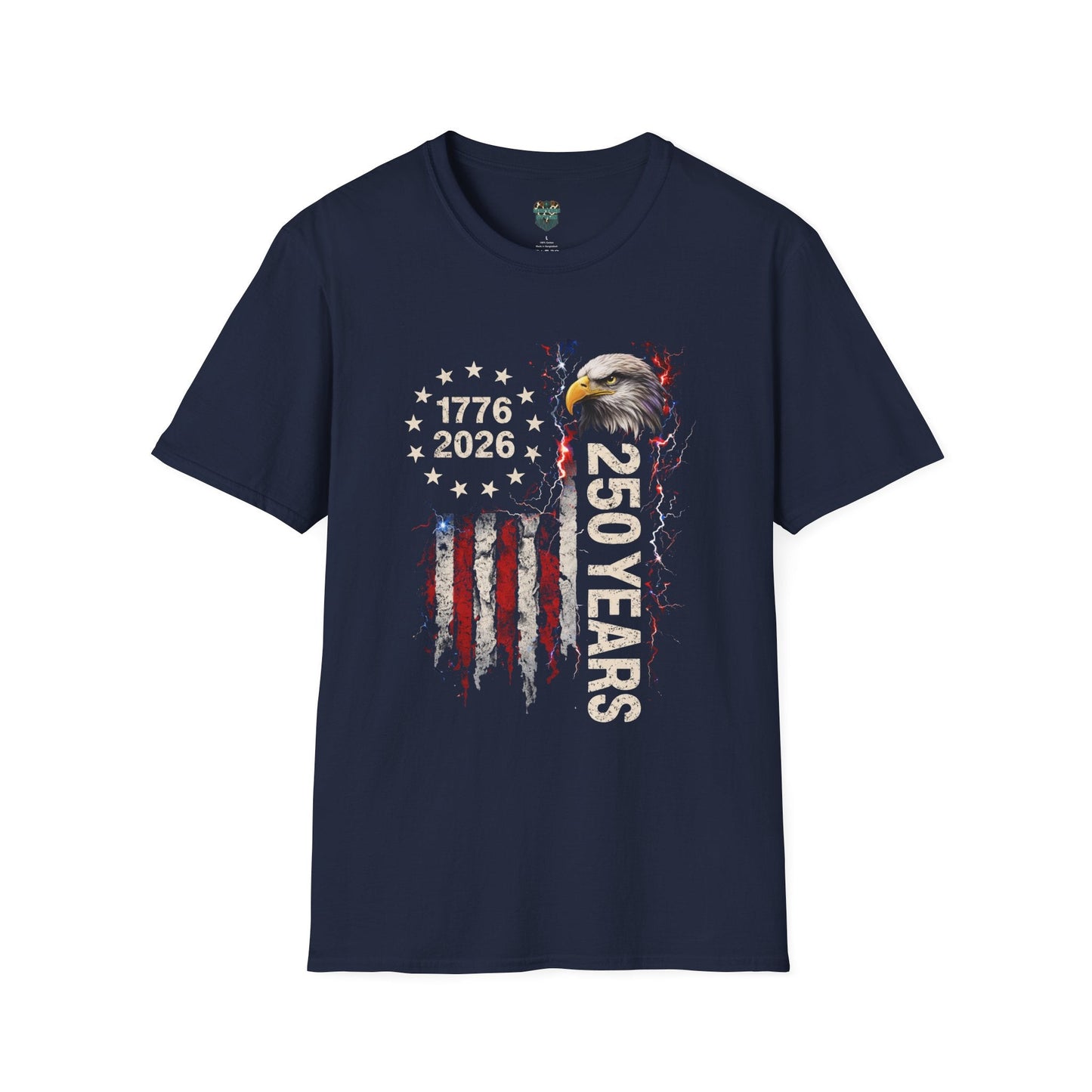 250 YEARS PATRIOTIC TSHIRT - 1776 - 2026