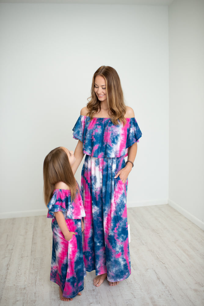 OFF THE SHOULDER MAXI DRESSES (CAN BE WORN ON SHOULDERS)