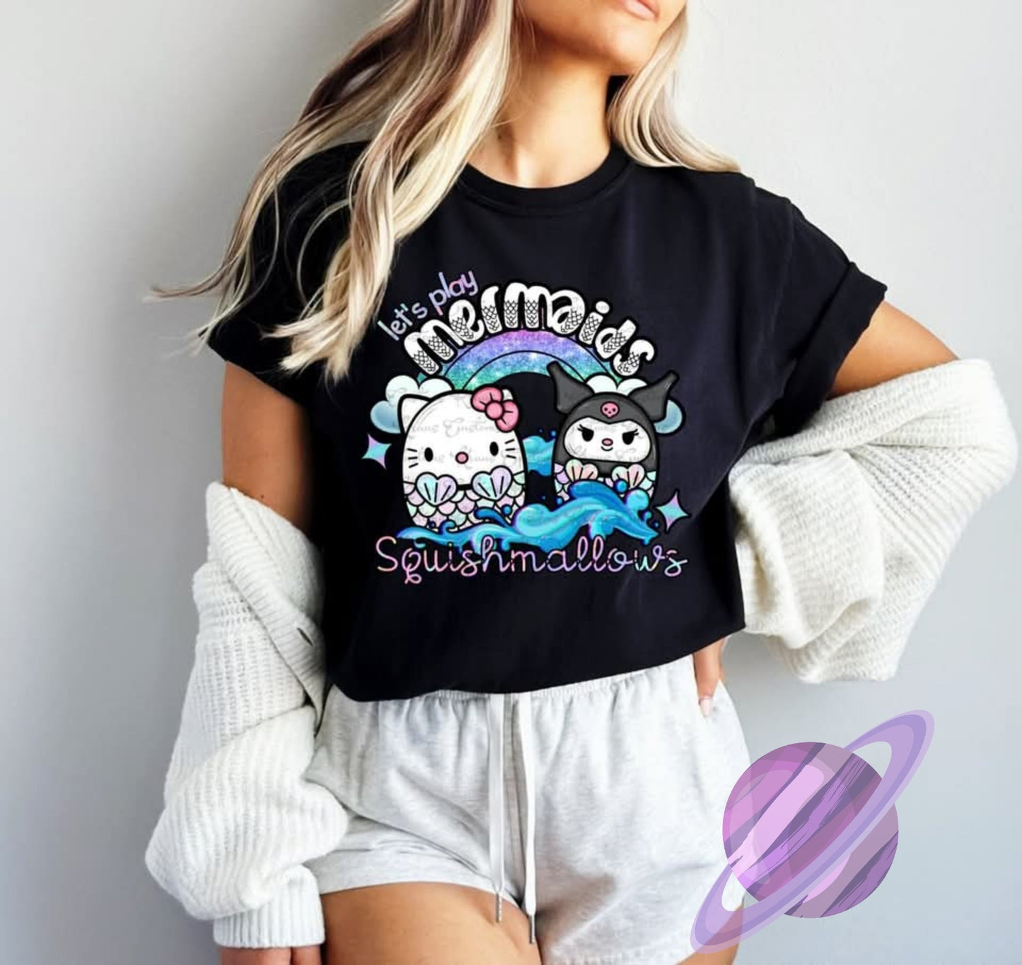 LETS PLAY MERMAIDS TEE