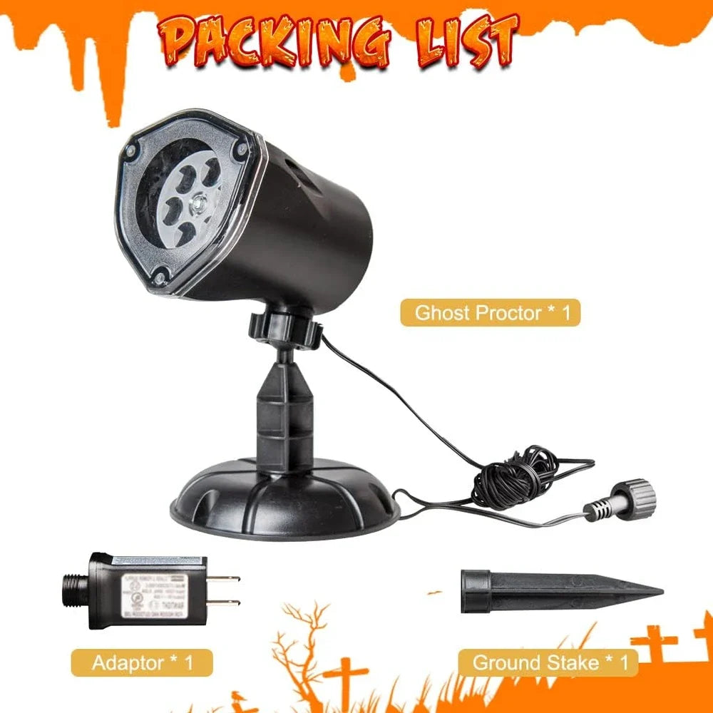 WATERPROOF GHOST HALLOWEEN PROJECTOR LIGHT - FUN!!!