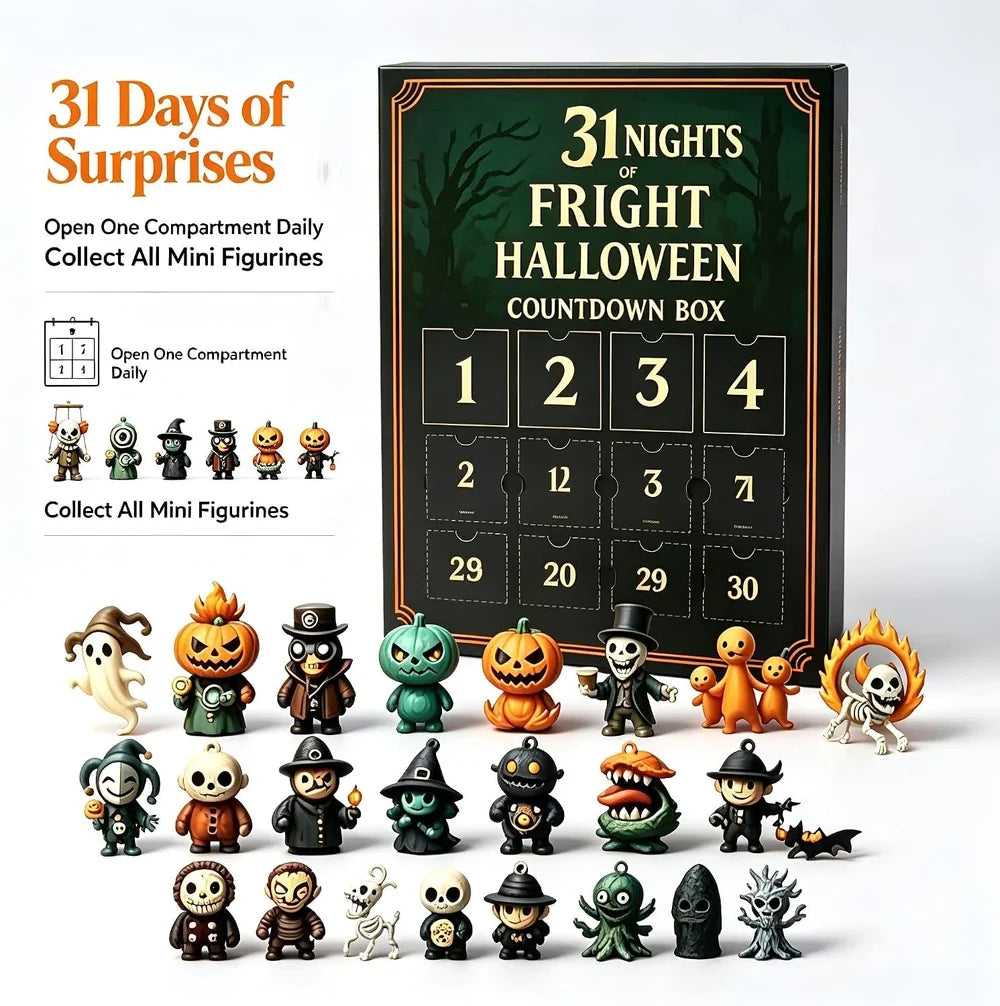31 NIGHTS OF FRIGHT HALLOWEEN COUNTDOWN BOX -ALL THINGS SPOOKY!