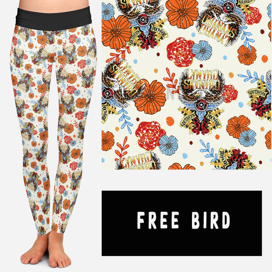 BAND RUN 2- FREE BIRD LEGGINGS/CAPRI/JOGGERS