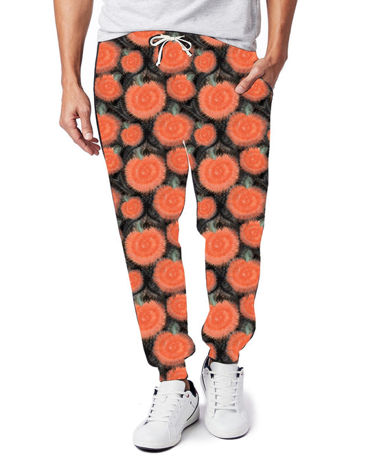 HIPPIE HALLOWEEN-TIE DYE PUMPKINS JOGGERS