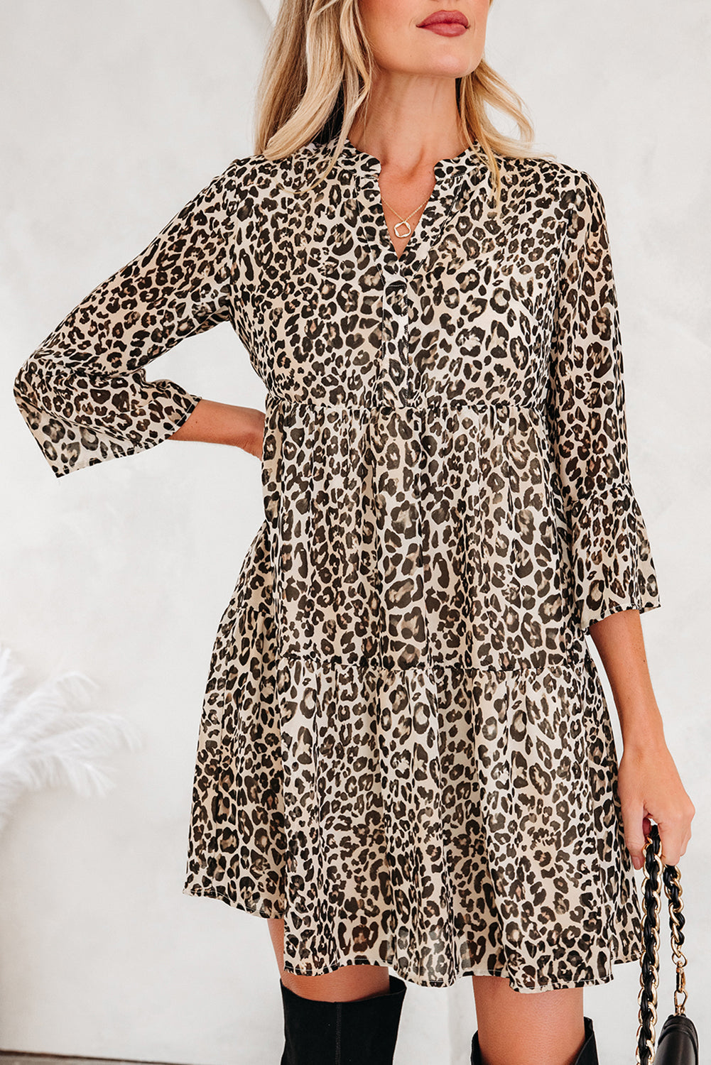 Gwenhara 4 Sleeve Swing Dress