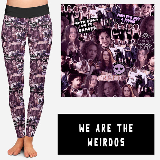 NOSTALGIC WEIRDOS RUN-WE ARE THE WEIRDOS LEGGINGS/JOGGERS