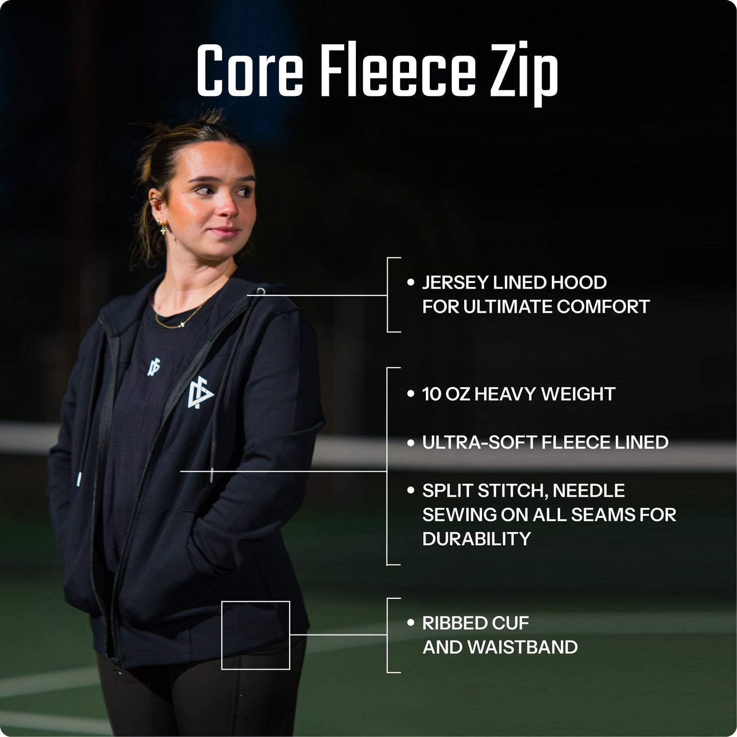 Women’s Core Fleece Zip