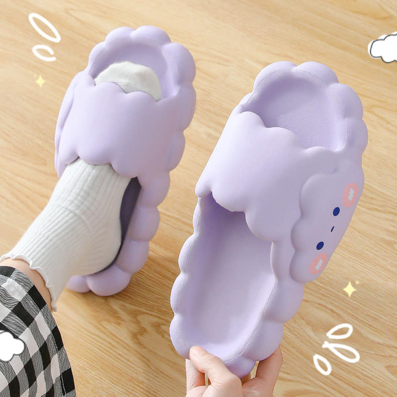 Happy Cloud House Slippers