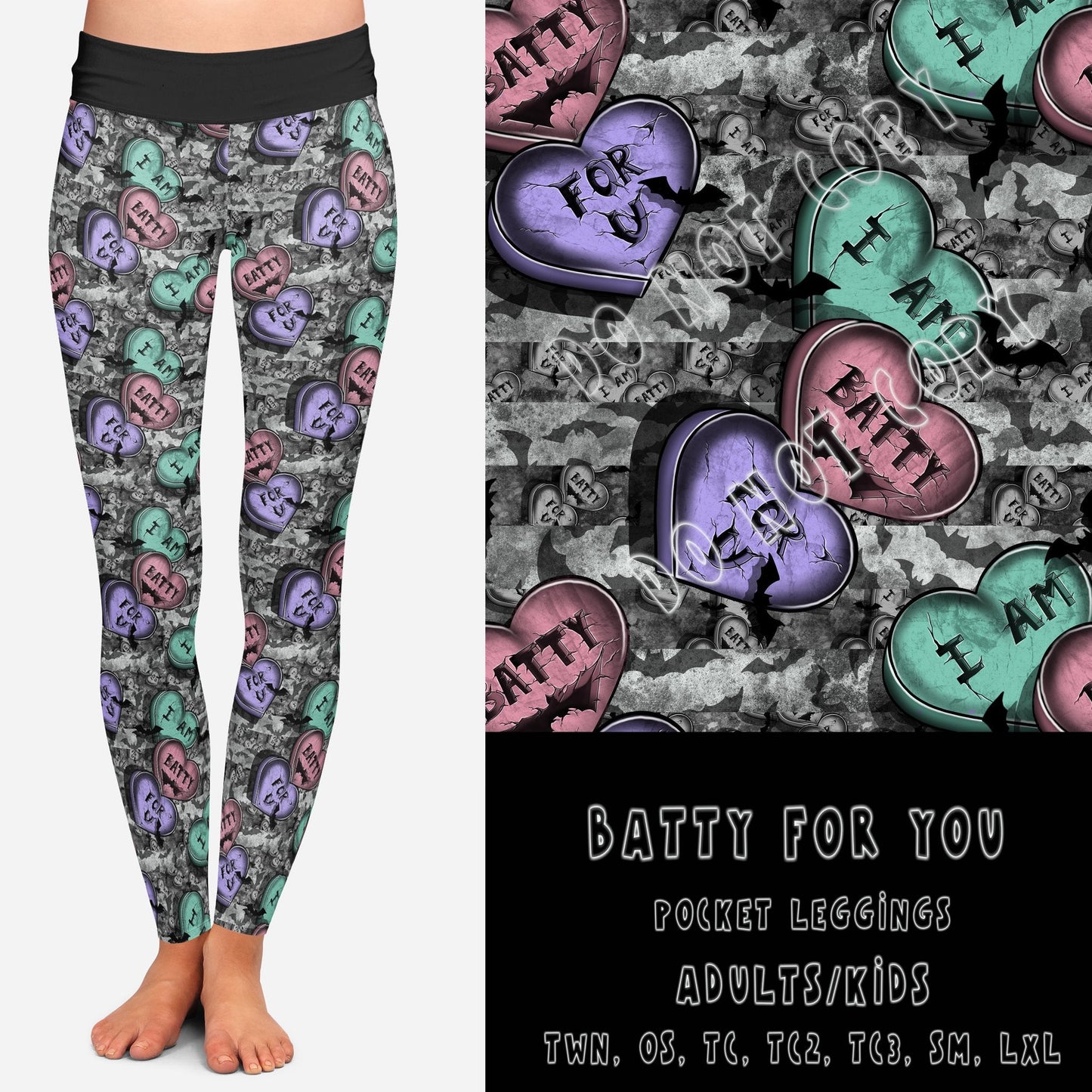 SPRING FLING-BATTY FOR YOU- LEGGINGS/JOGGERS