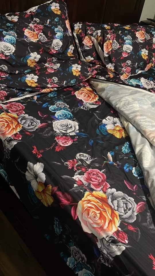 SHEET SET -HORROR FLORAL