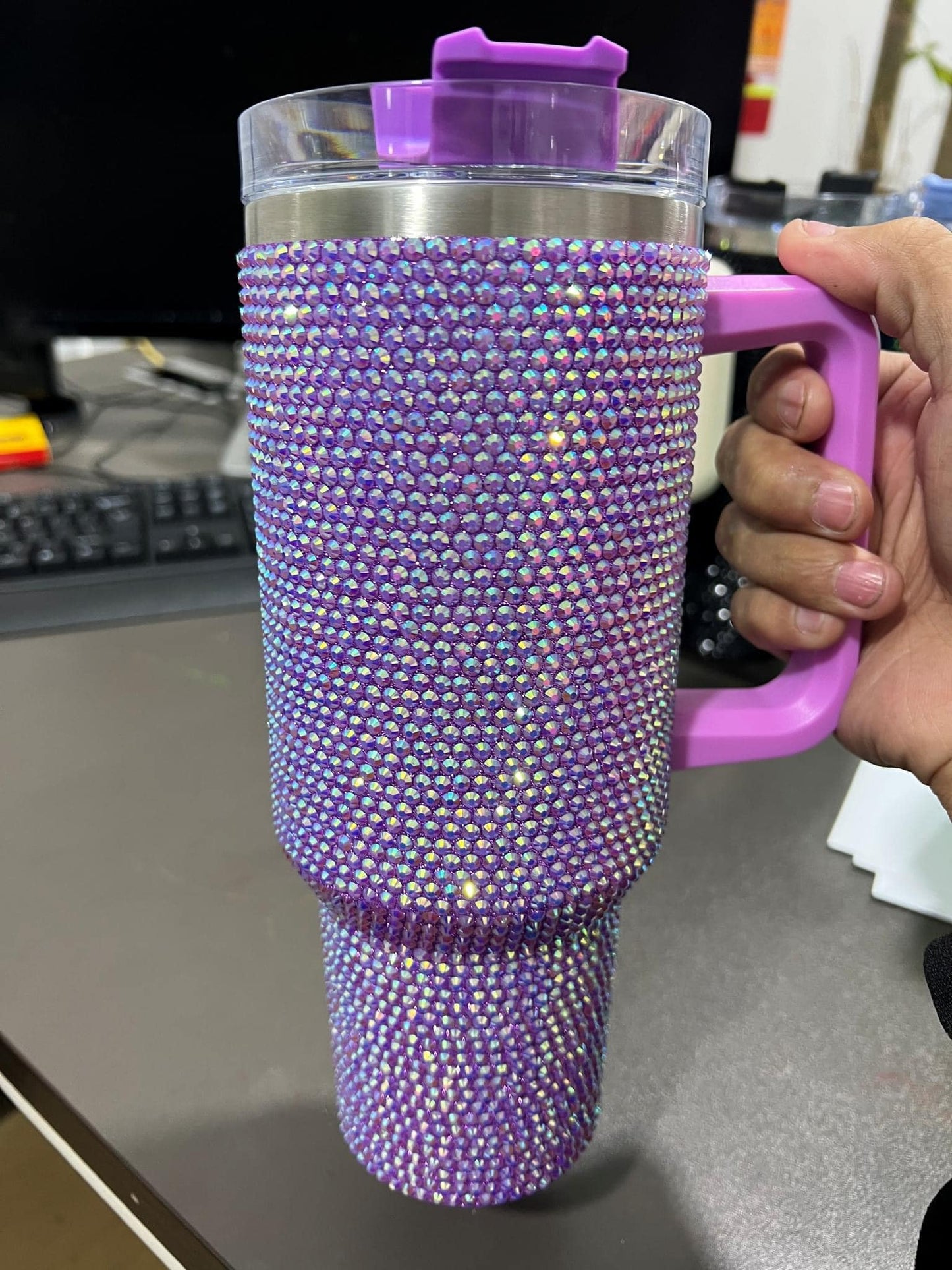 Rhinestone 40oz Tumblers-9 COLORS AVAILABLE