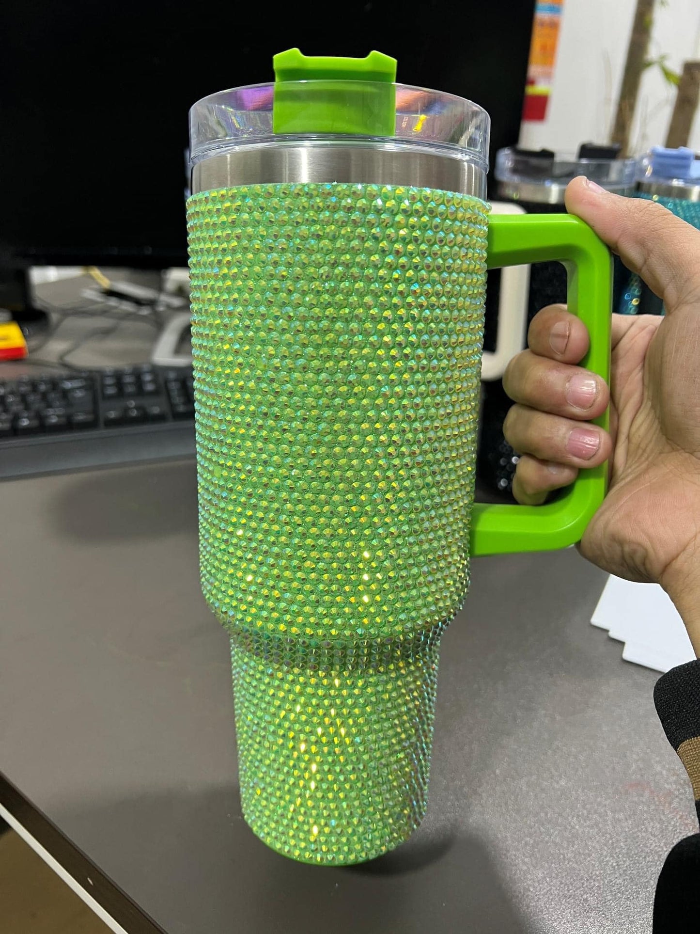 Rhinestone 40oz Tumblers-9 COLORS AVAILABLE