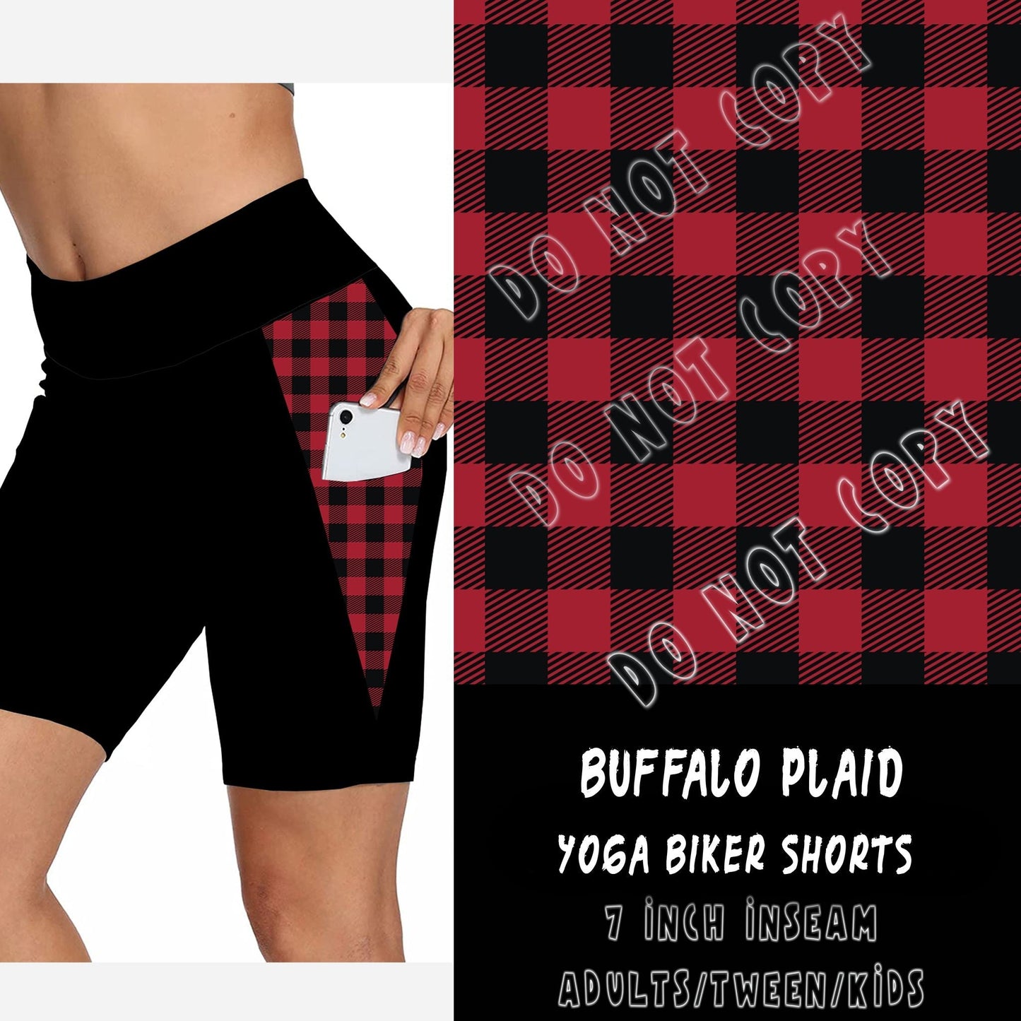 PPO 3 RUN-BUFFALO PLAID-SHORTS