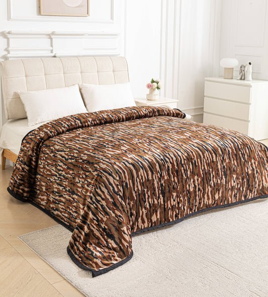 CAMOUFLAGE KING SIZE SUPER PLUSH BLANKET