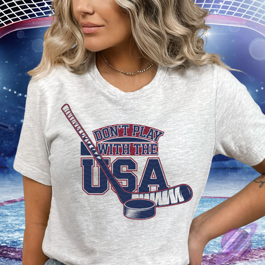 DONT PLAY WITH USA NAVY DESIGN TEE