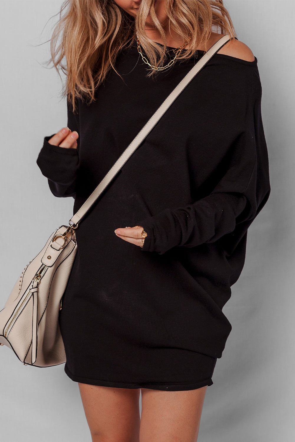 Scarlett Sleeve Shift Mini Sweater