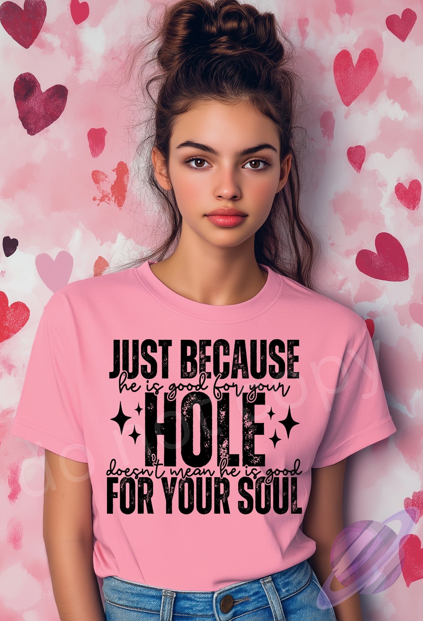 JUST BECAUSE HES GOOD FOR YOUR HOLE TEE