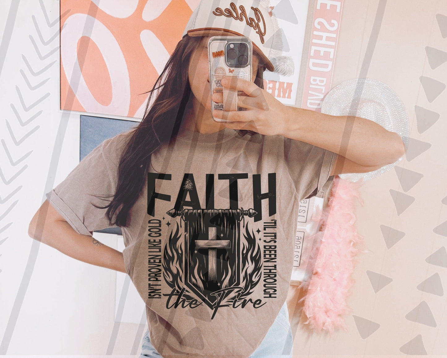 FAITH THE FIRE TEE