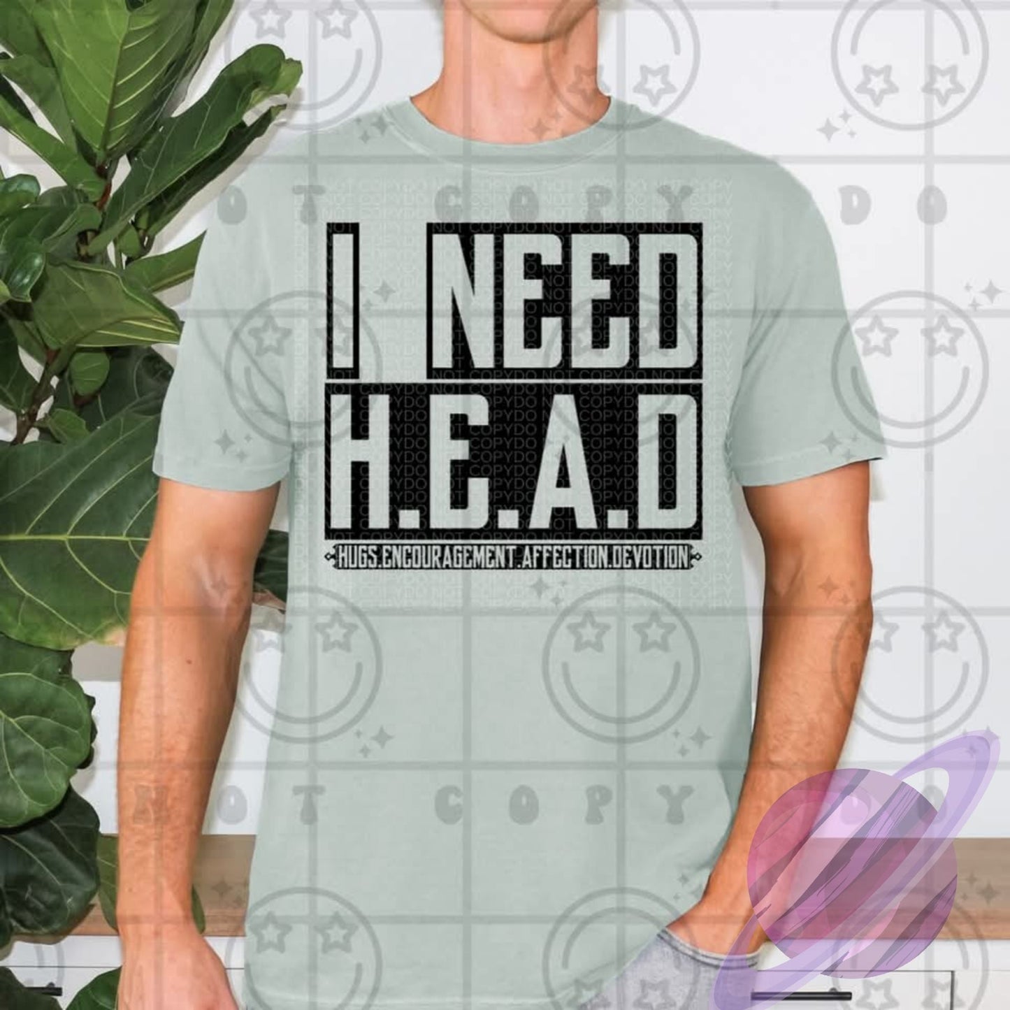 I NEED HEAD TEE