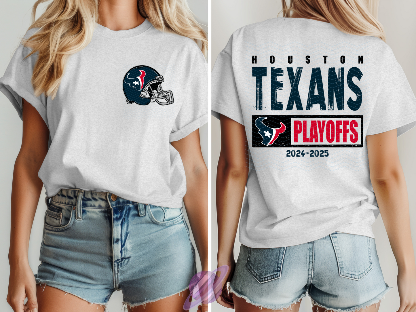 PLAYOFF TEX- POCKET PRINT DOUBLE SIDED TEE